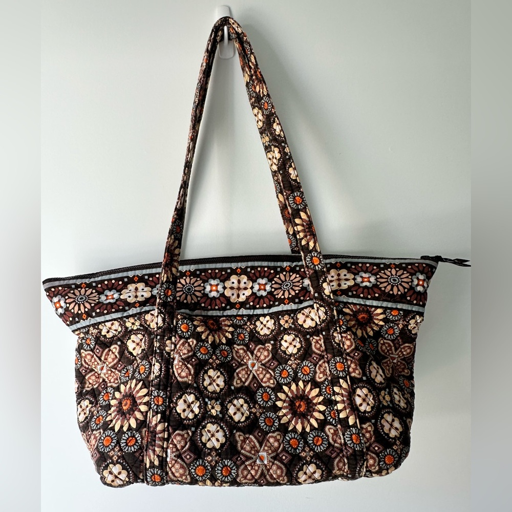 Vera Bradley Women's Cotton Miller Tote Travel Bag in Canyon NWOT